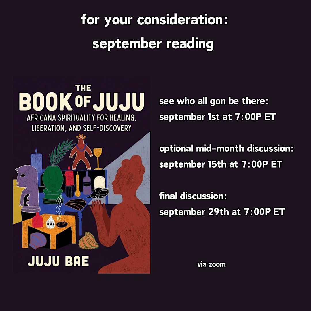 for your consideration: september reading