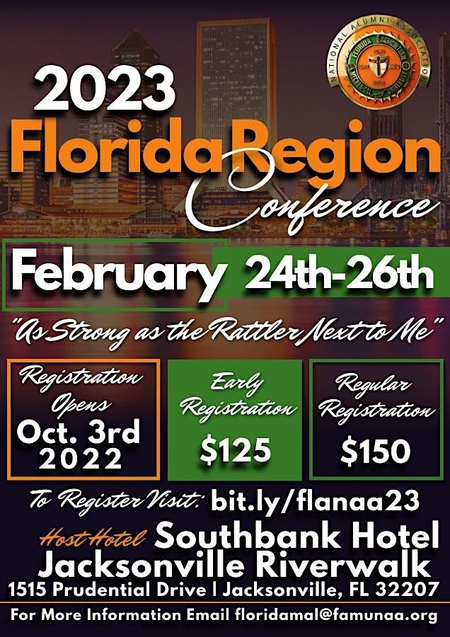 FAMU NAA Florida Region Conference 2023, Southbank Hotel by Marriott at