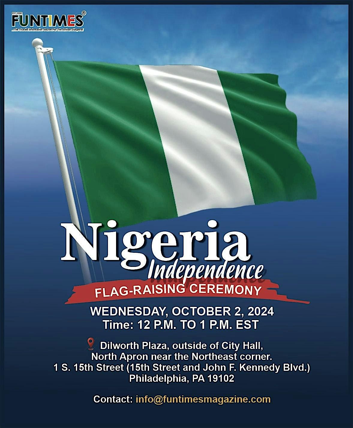 Nigeria Independence Flag-Raising Ceremony