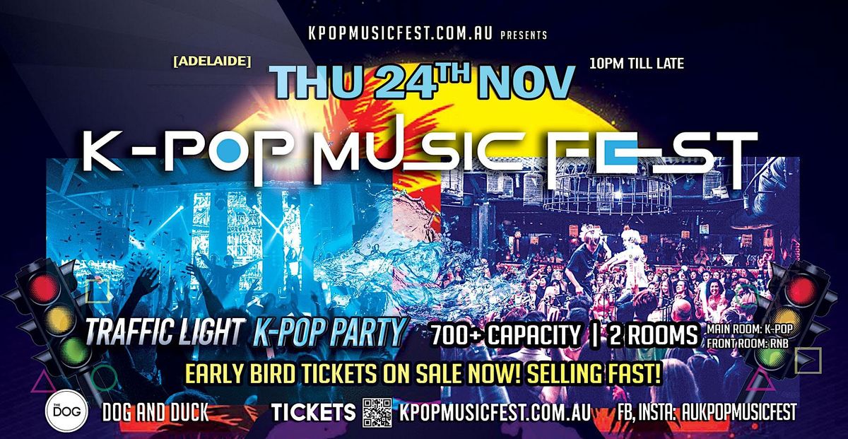 Adelaide K-Pop Music Fest | 700+ Capacity | 2 Rooms (K-Pop & RnB) New Event
