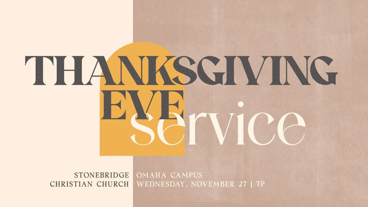 Thanksgiving Eve Service