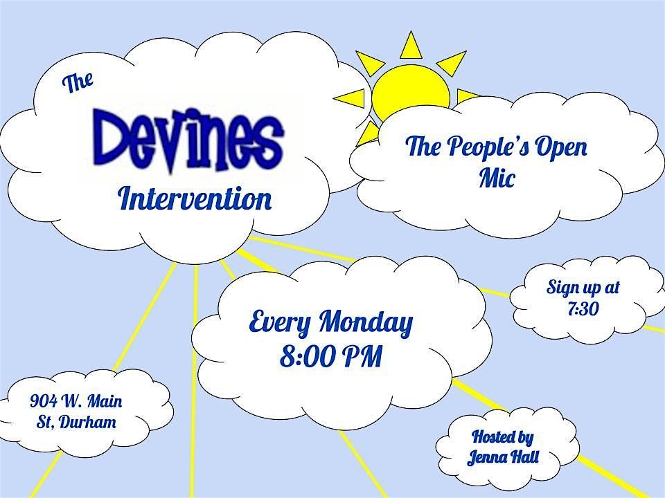 The Devines Intervention Comedy Open Mic