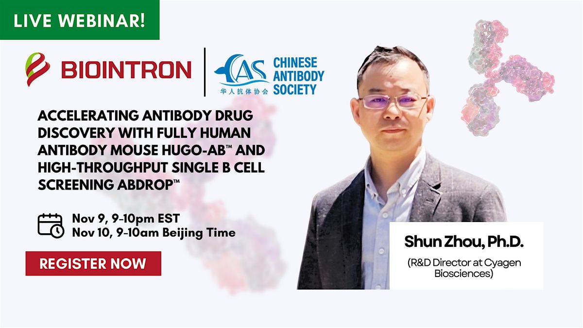 Biointron Webinar: Accelerate Your Antibody Drug Discovery!