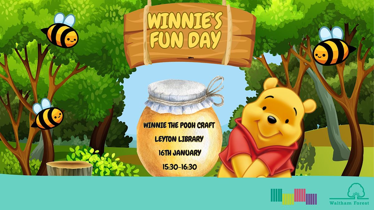 Winnie's Fun Day- Winnie the Pooh craft at Leyton Library