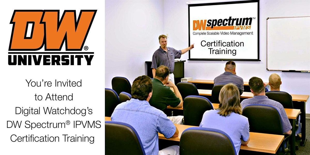 DW Spectrum  \/ Megapix Ai IPVMS Certification Class - Tampa, FL