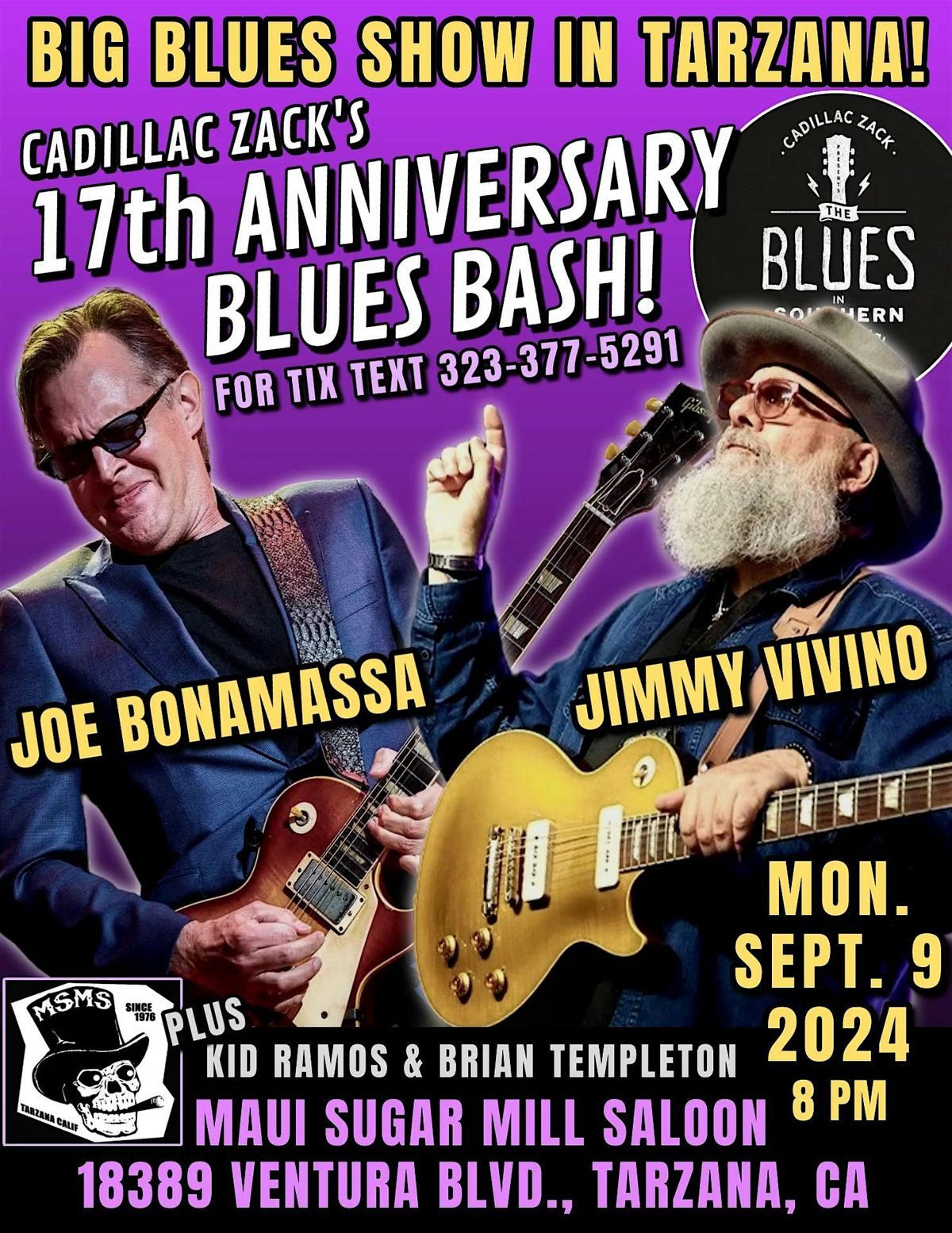 JOE BONAMASSA & JIMMY VIVINO-Cadillac Zack's 17th Anniversary Blues Bash!