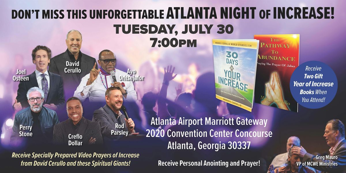 Atlanta Night of Increase!