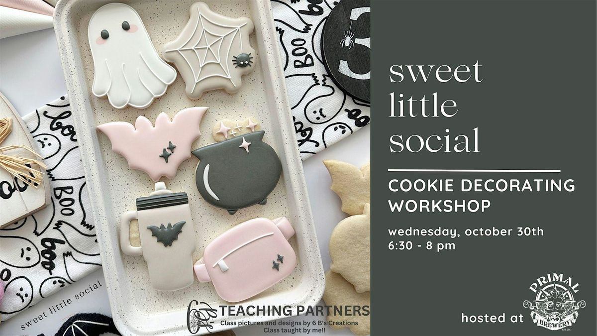 Boujee Halloween Cookie Decorating Workshop with Sweet Little Social