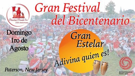 Gran Festival Del Bicentenario Paterson New Jersey 1 August 21