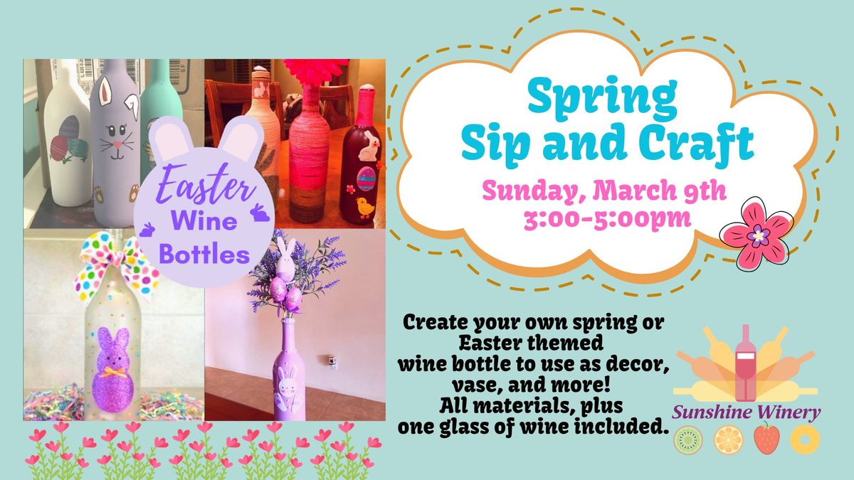 Spring Sip and Craft