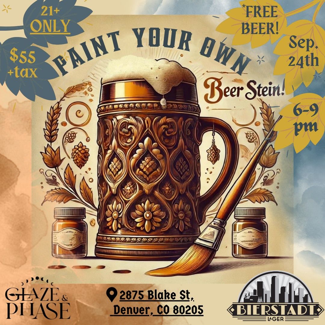 Paint Your Own Bier Stein