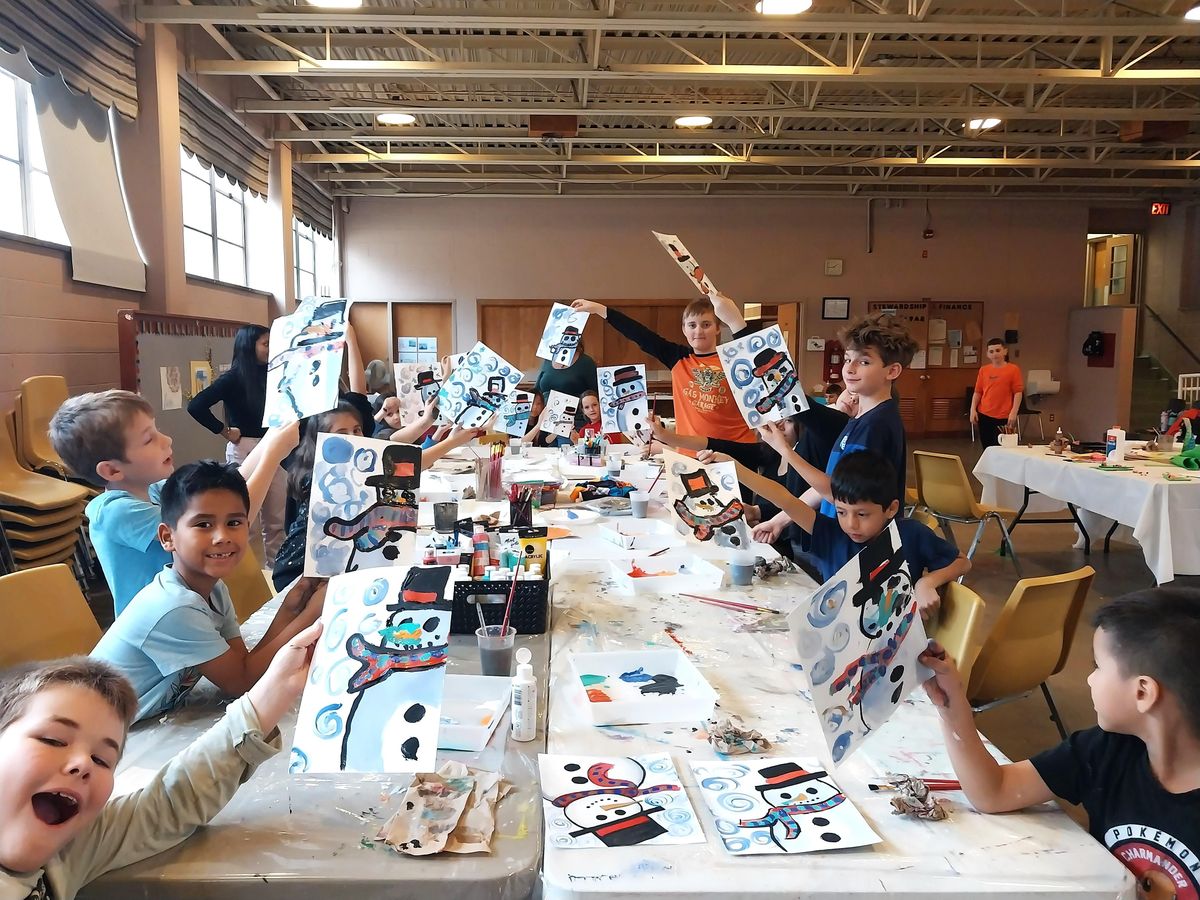 Winter Break -  ART Camp for  Kids of Ages 5 -14 Years Old