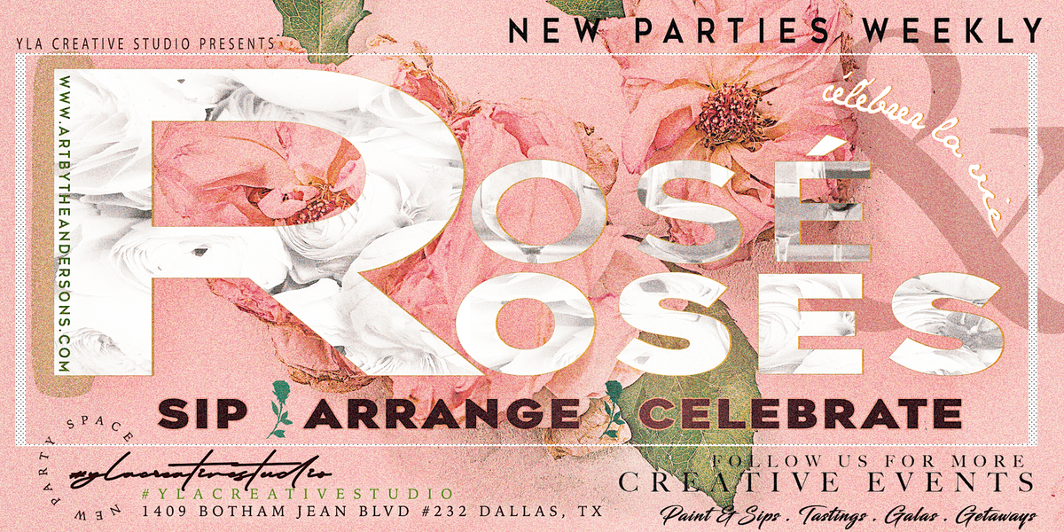 Sip, Arrange, and Celebrate: Inside the Ros\u00e9 and Roses Bouquet Party!