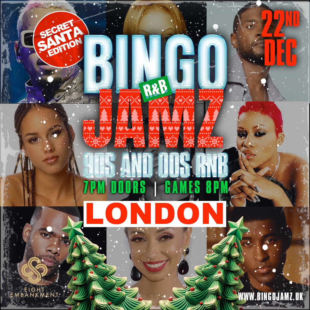 Bingo Jamz London Xmas Ball | 22nd December 2024