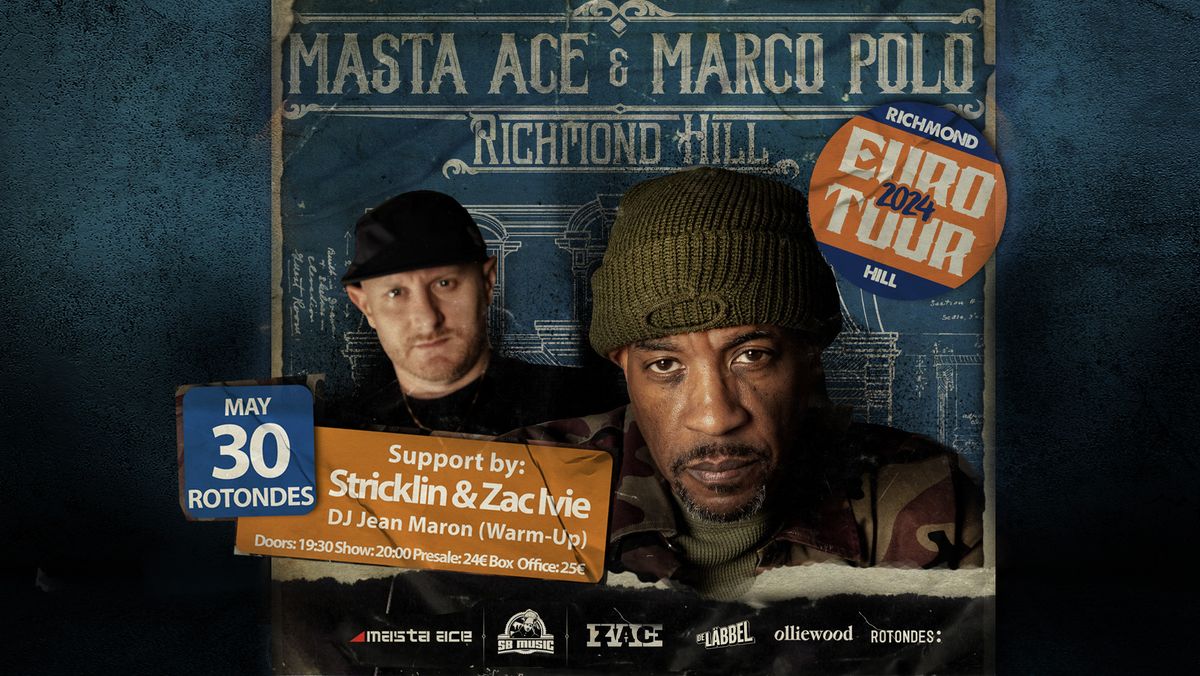 Masta Ace & Marco Polo (US) at Rotondes (Richmond Hill album tour)