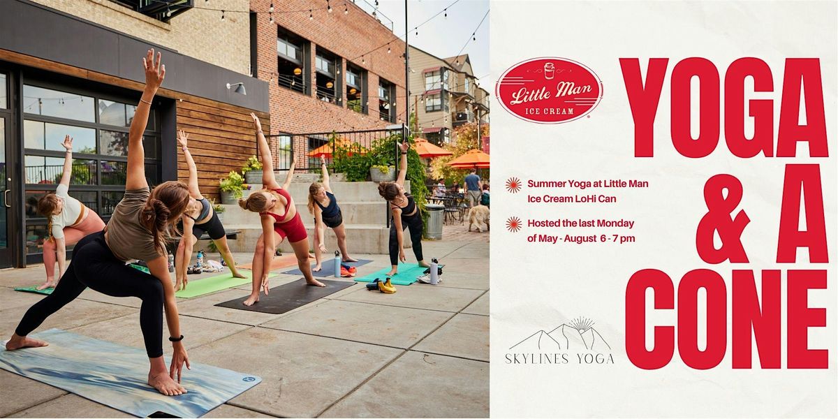 Outdoor Yoga & A Cone at Little Man Ice Cream Can