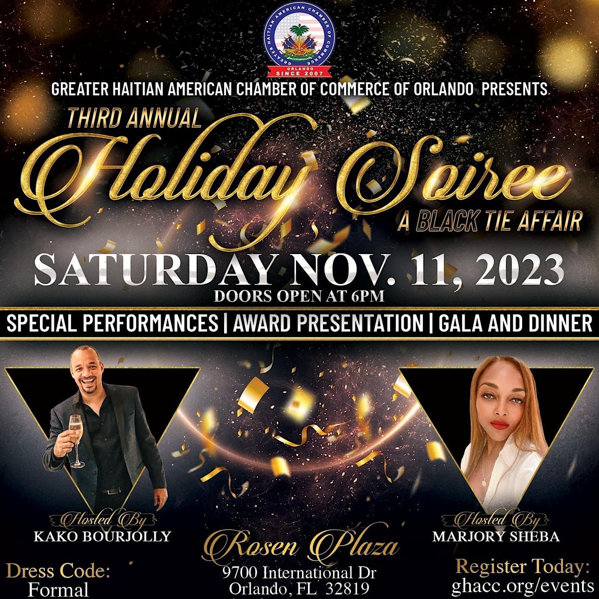 GHACC  4th Annual Holiday Soiree- A Black Tie Affair