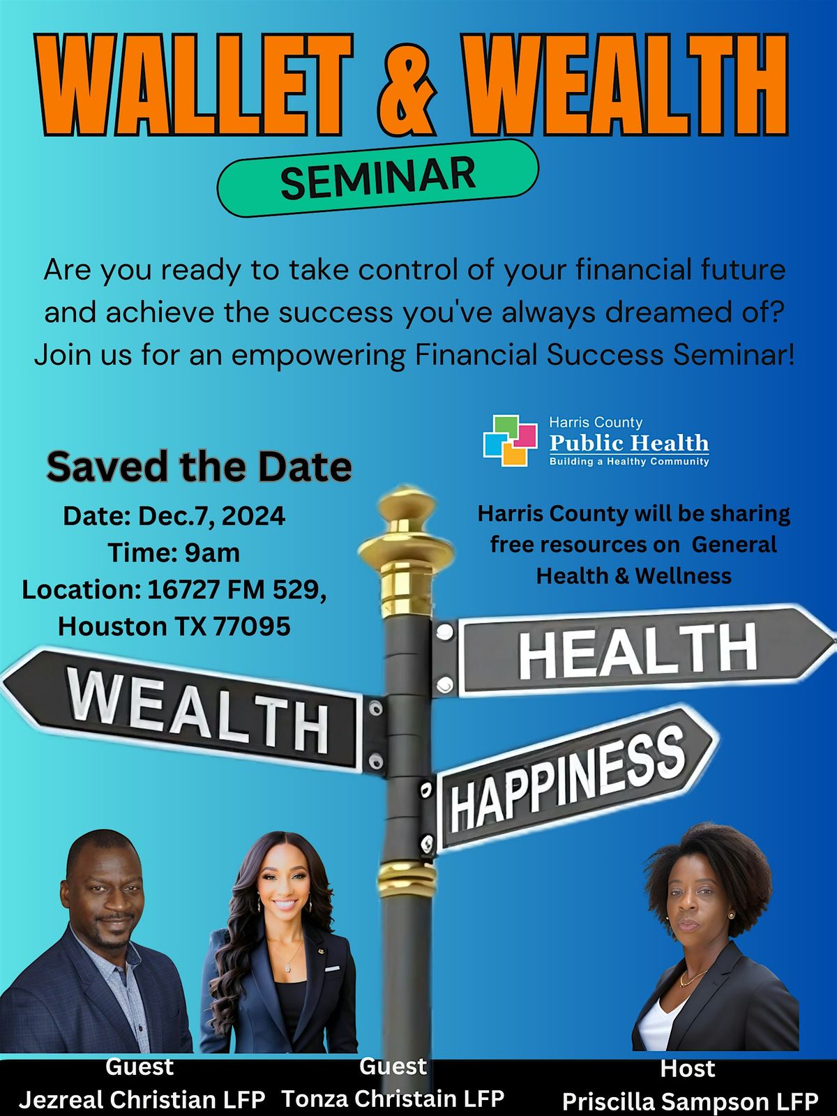 Wallet -Wealth -Health Seminar