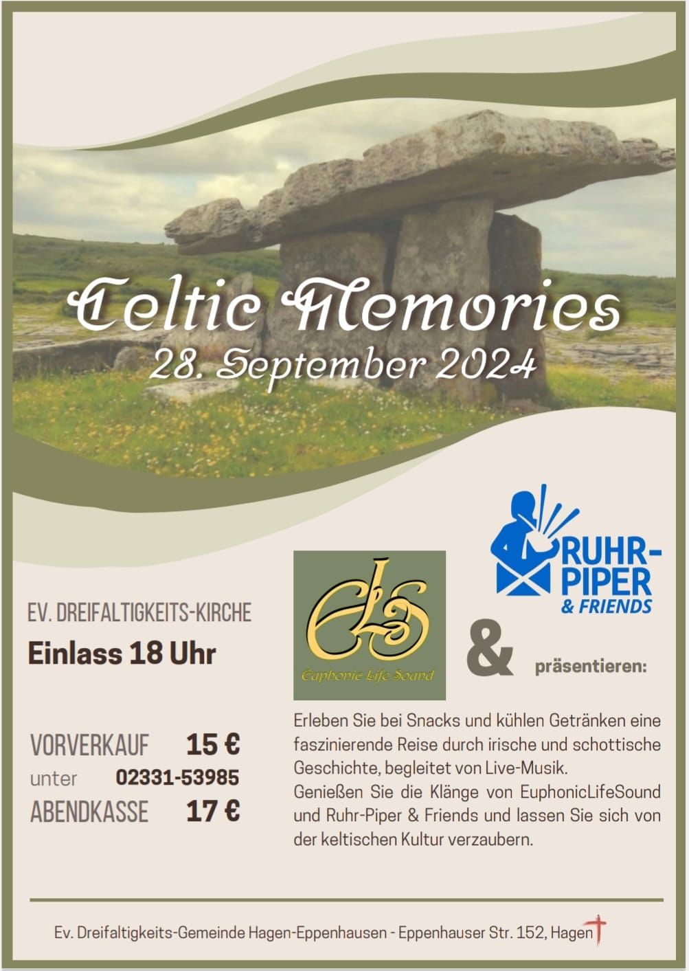 Celtic Memories - EuphonicLifeSound - Ruhr-Piper & Friends 