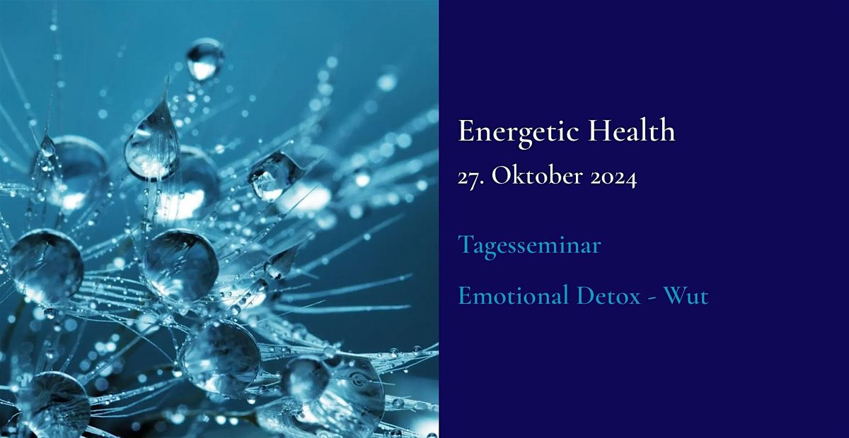 Energetic Health - Emotional Detox - Wut