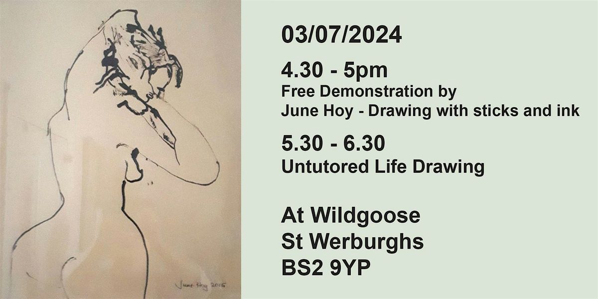 Untutored Life Drawing session (with free talk)