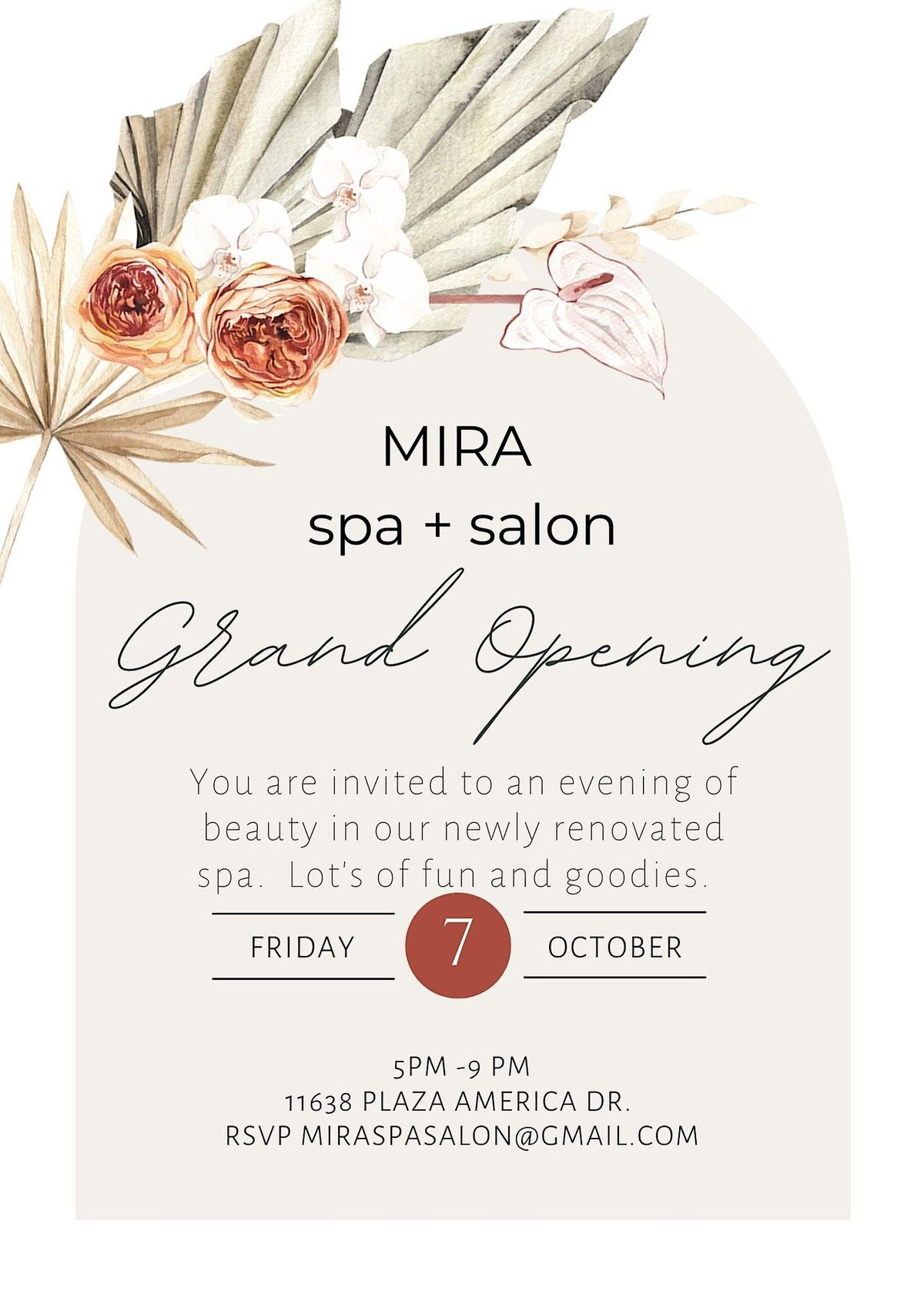 Mira Spa + Salon Grand Opening