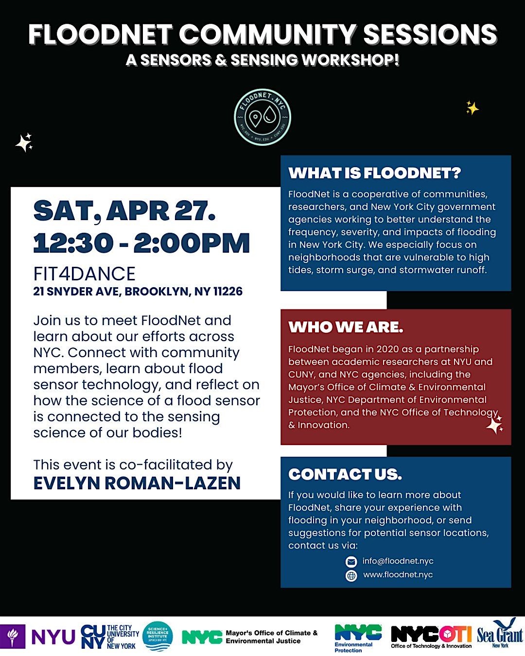 FloodNet Community Sessions: A Sensor and Sensing Workshop!