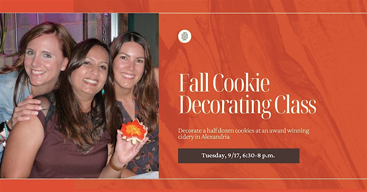 Fall Cookie Decorating Class