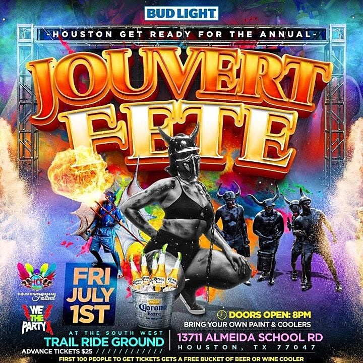 Jouvert Houston  The Biggest Paint Party Down South! 20 year Anniversary