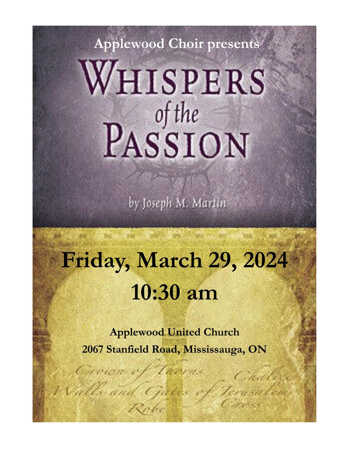 Whispers of the Passion - Good Friday Musical