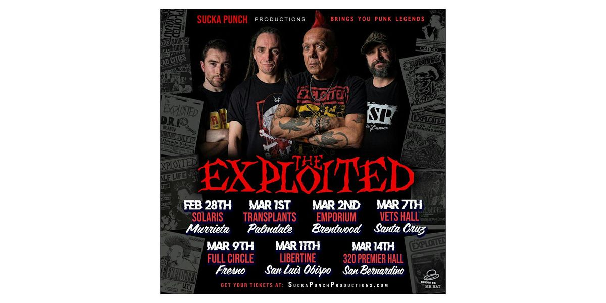 THE EXPLOITED LIVE IN CONCERT IN PALMDALE