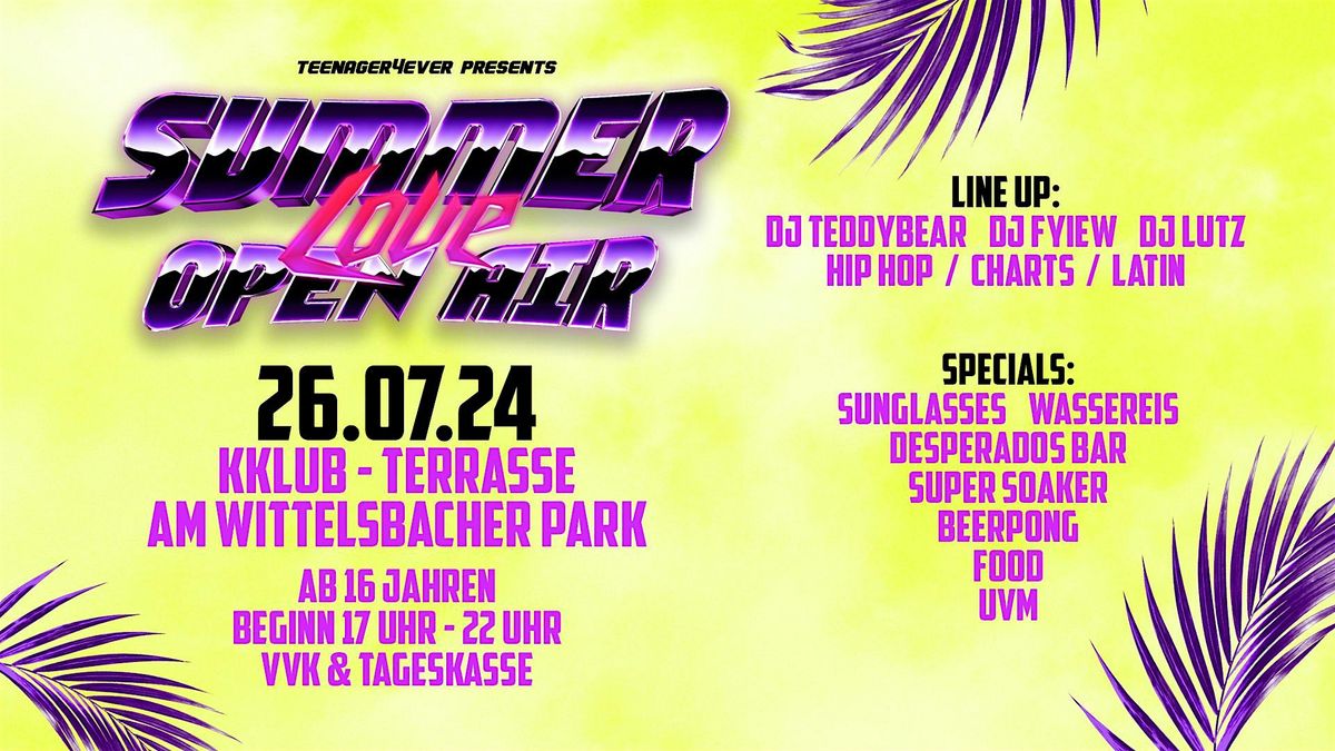 Summerlove Open Air | KKLUB - Terrasse | 26.07