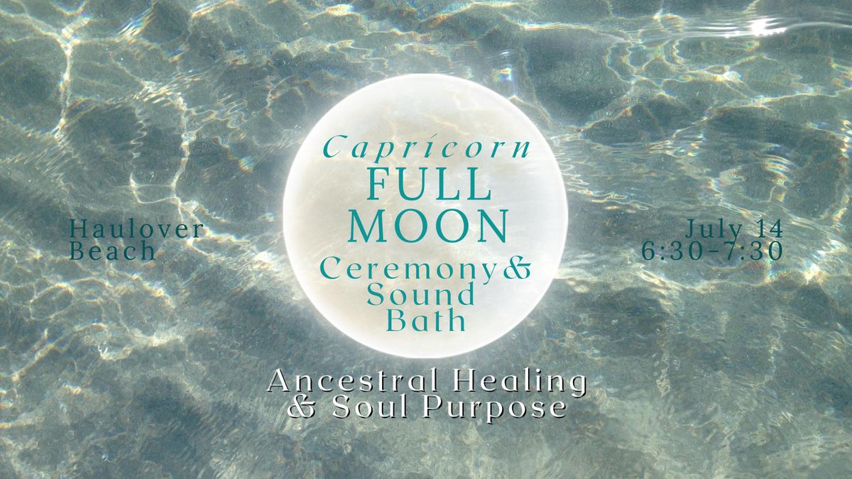 Full Moon Ceremony and Sound Bath