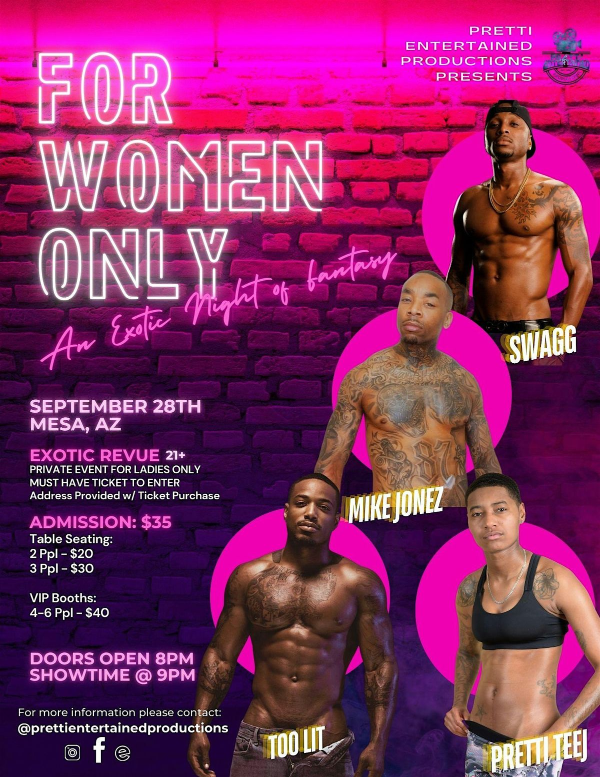 For Women Only: A Night of Exotic Fantasy