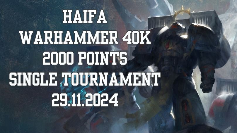 Warhammer 40.000 Single Tournament