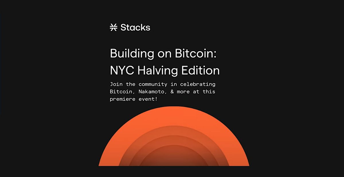 Building on Bitcoin: NYC Halving Edition