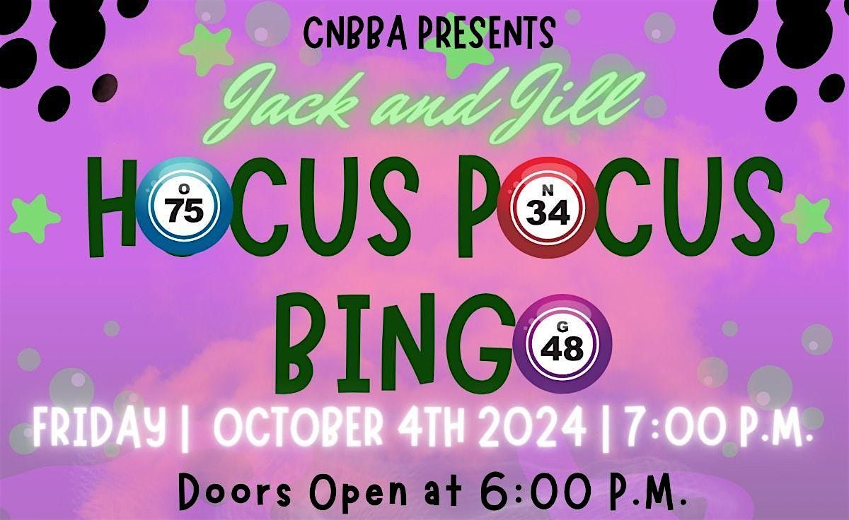 Jack and Jill Hocus Pocus Bingo