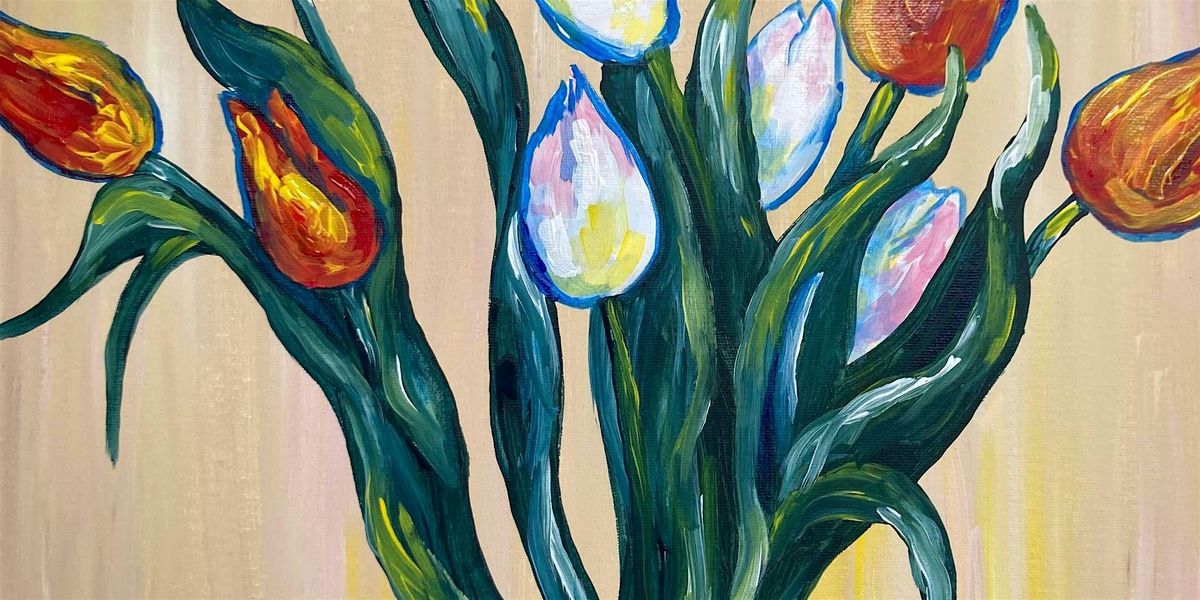 Monet's Tulips - Paint and Sip by Classpop!\u2122