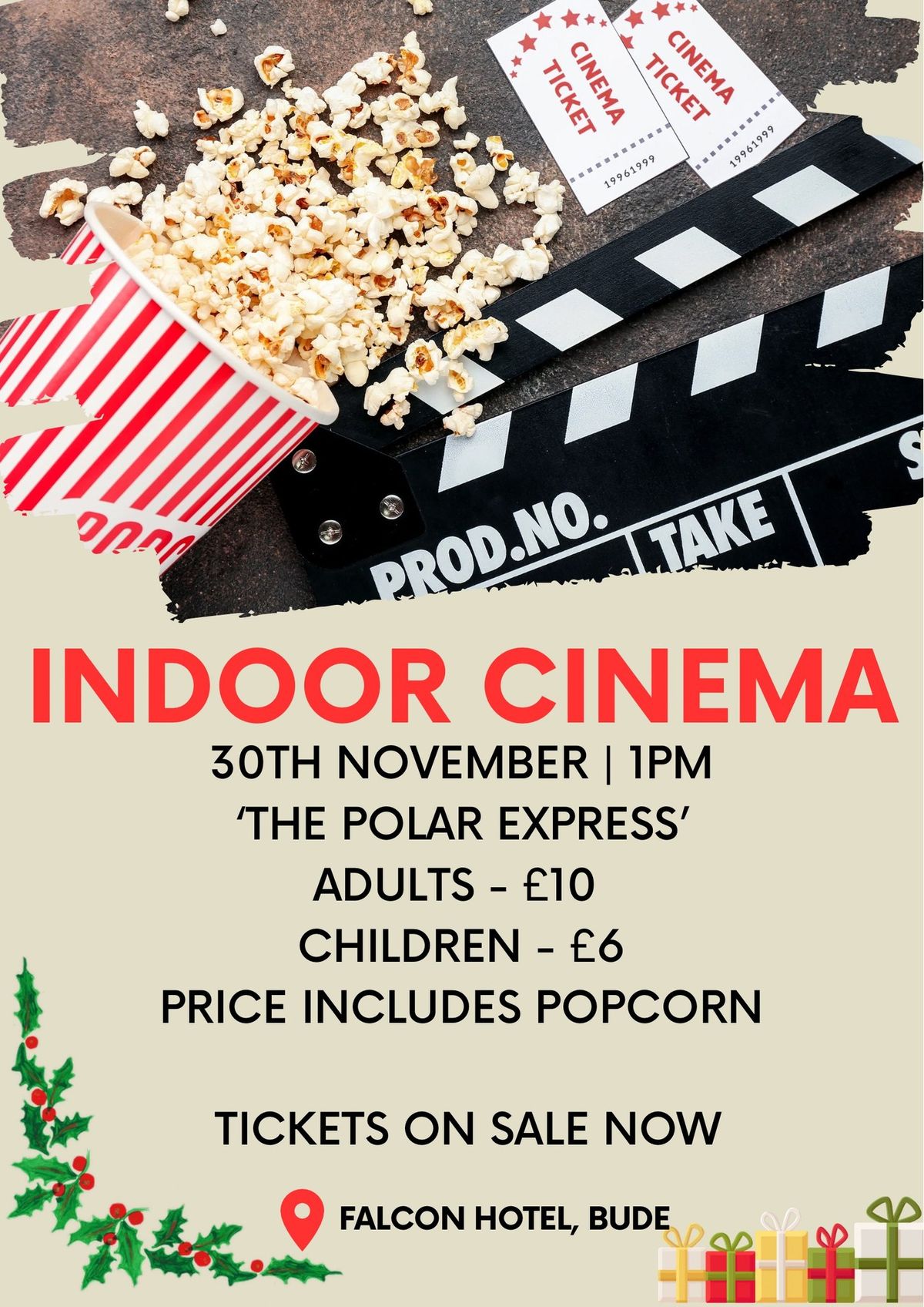 Indoor cinema - The Polar Express 