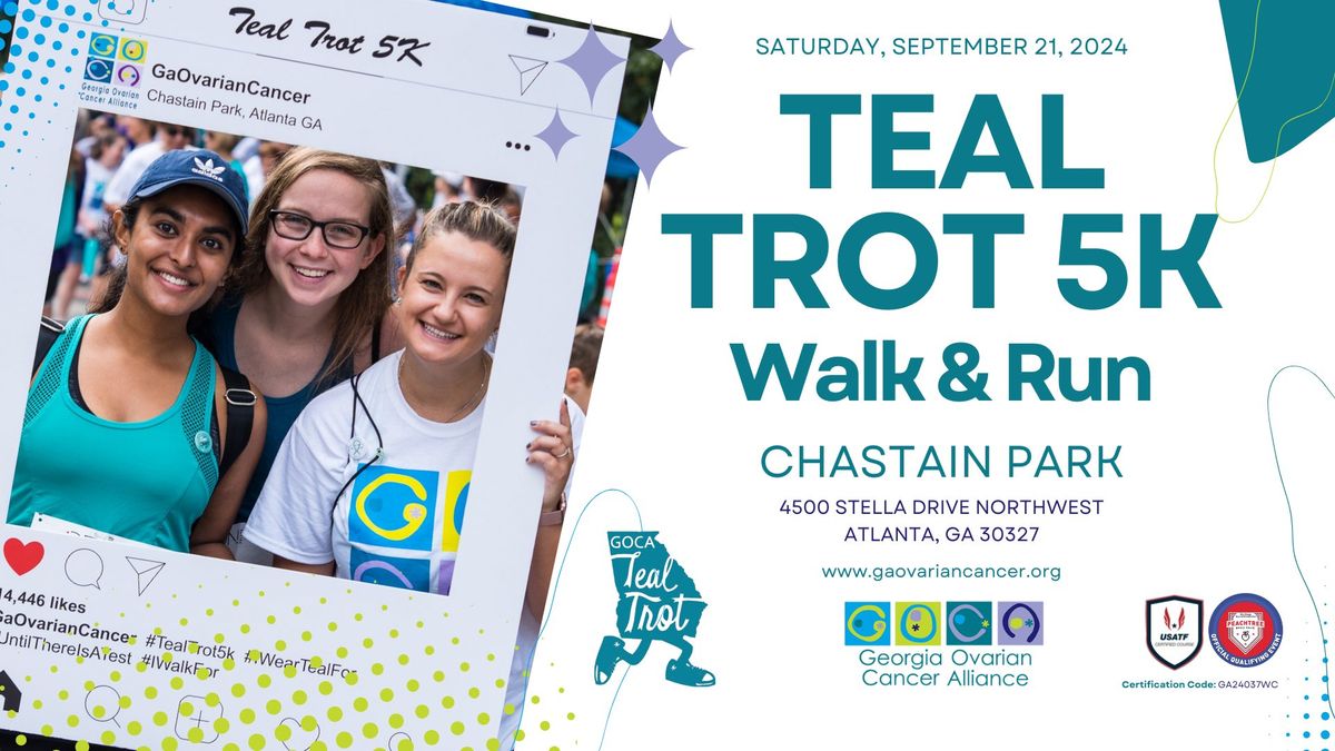 2024 Georgia Ovarian Cancer Alliance Teal Trot 5K Walk & Run