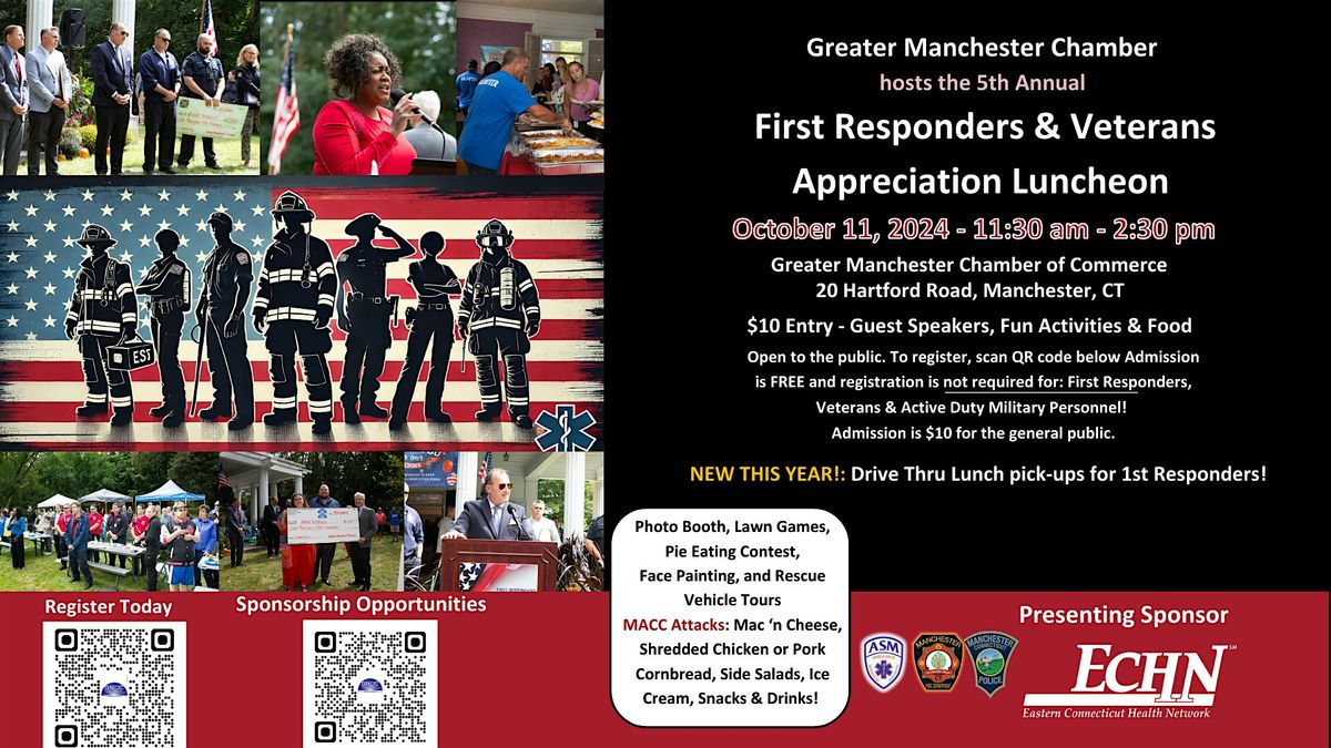 5th Annual First Responders and Veterans Appreciation Luncheon