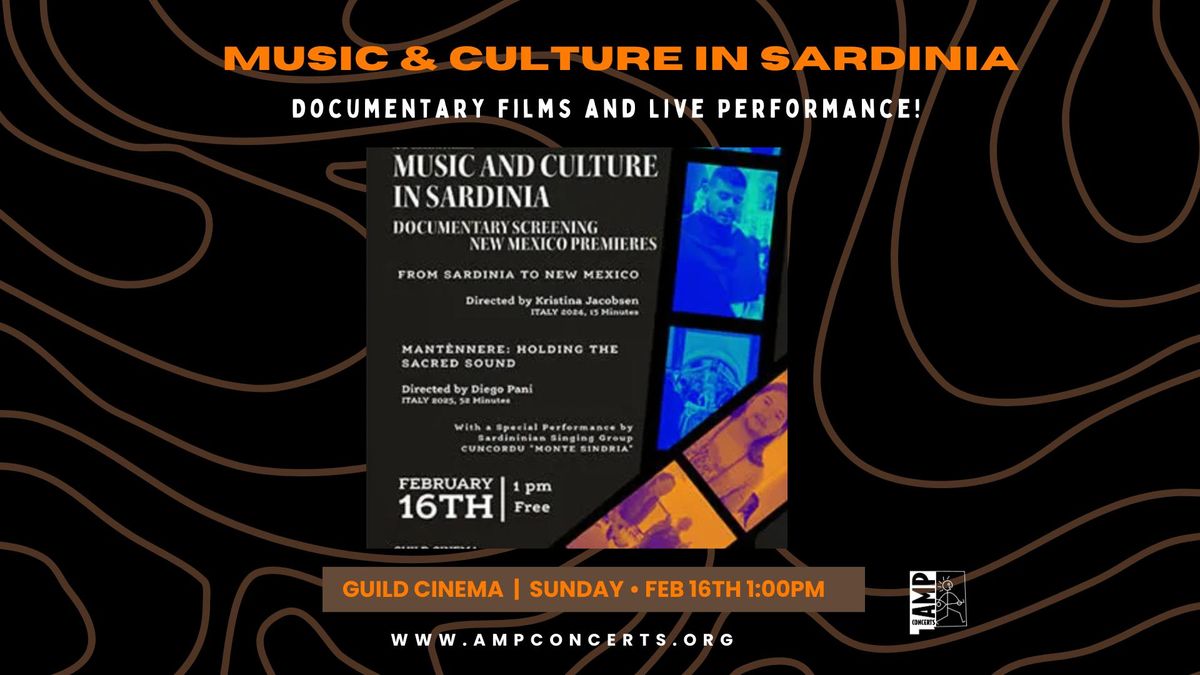 Music and Culture in Sardinia,  Documentary Films and Live Performance!