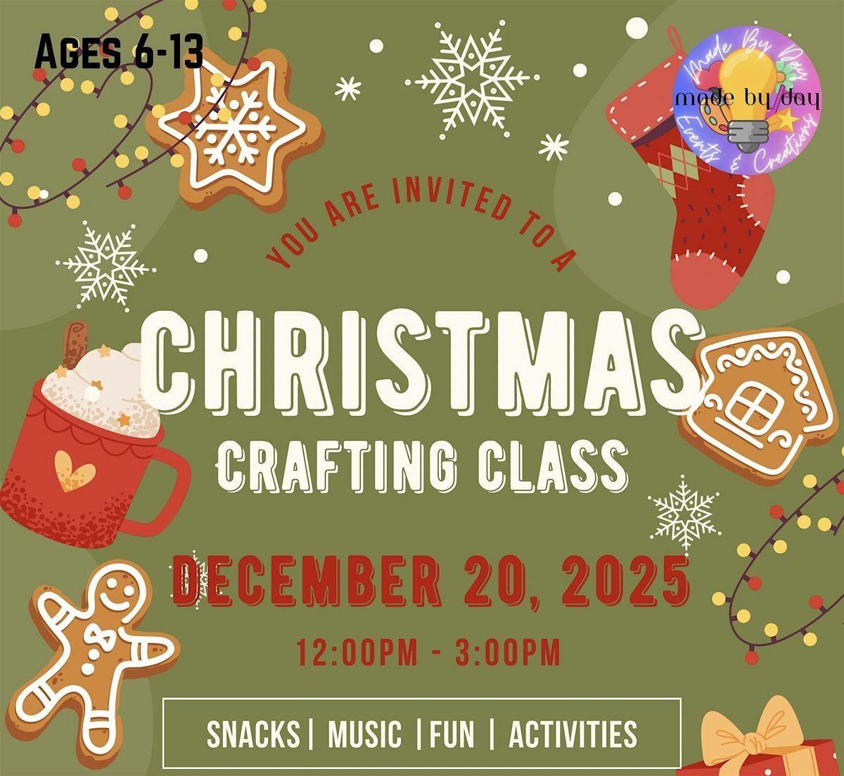 Christmas Crafting Class