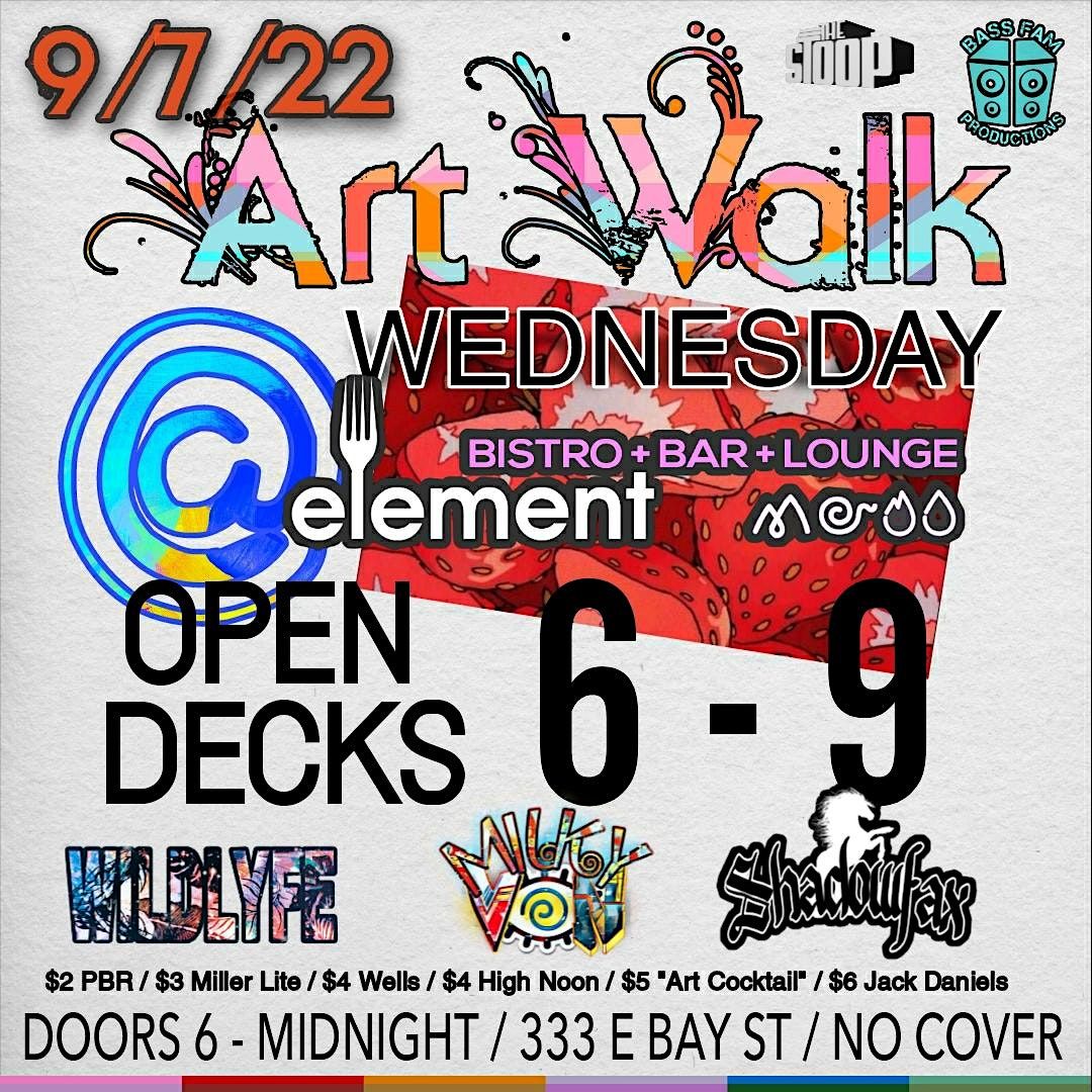 Art Walk Wednesday at Element Bistro | Wednesday 08.03.22