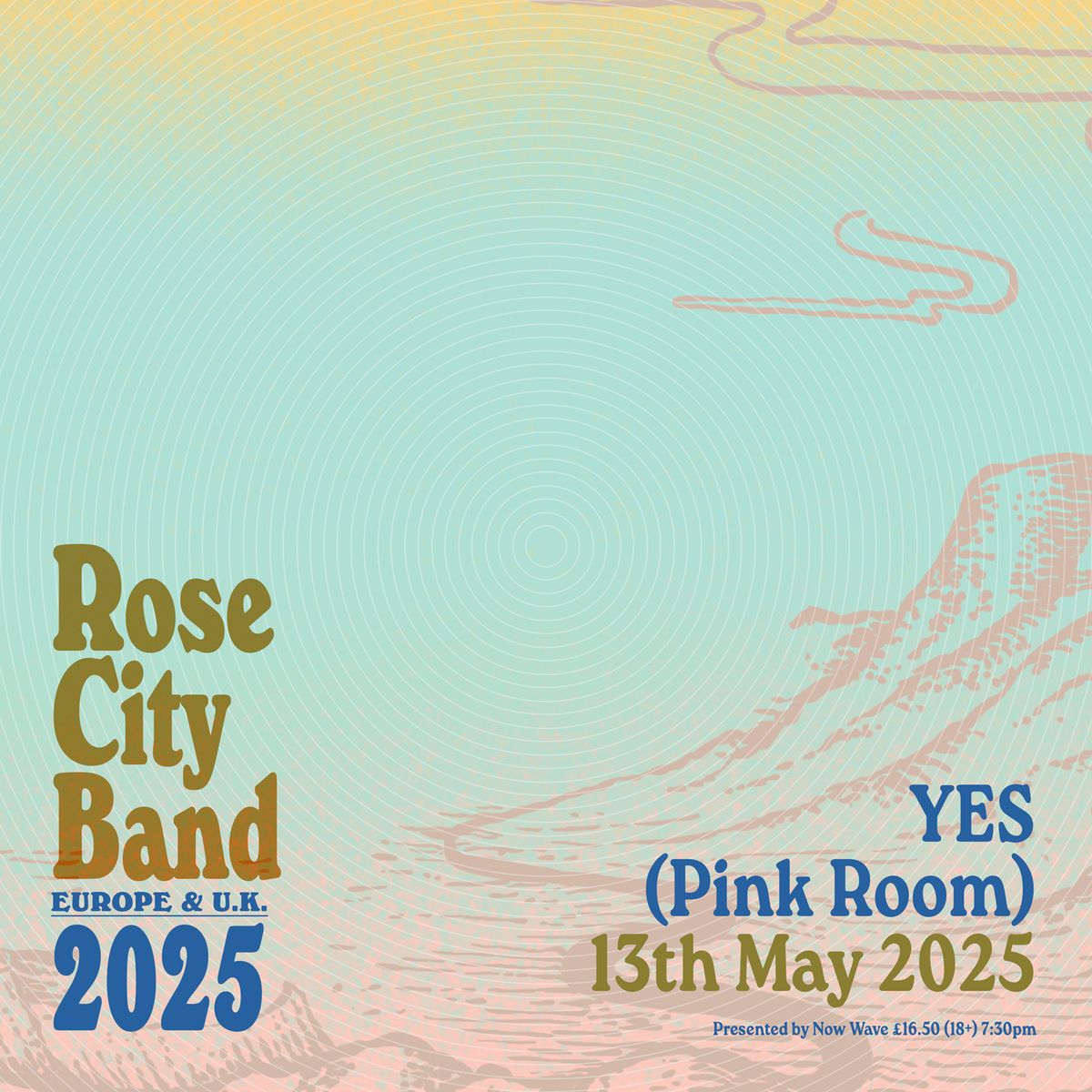 Rose City Band, Live at YES Pink Room - Manchester