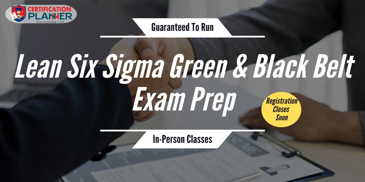 Six Sigma Green and Black Belt Certification in Charlotte