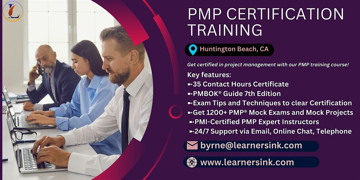 PMP Classroom Certification Bootcamp In Huntington Beach, CA