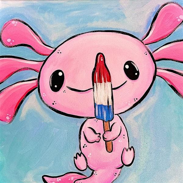 PHX Kids Art Class: Baby Axolotol
