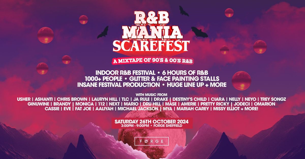 RNB MANIA Scarefest | Sheffield Indoor R&B Festival