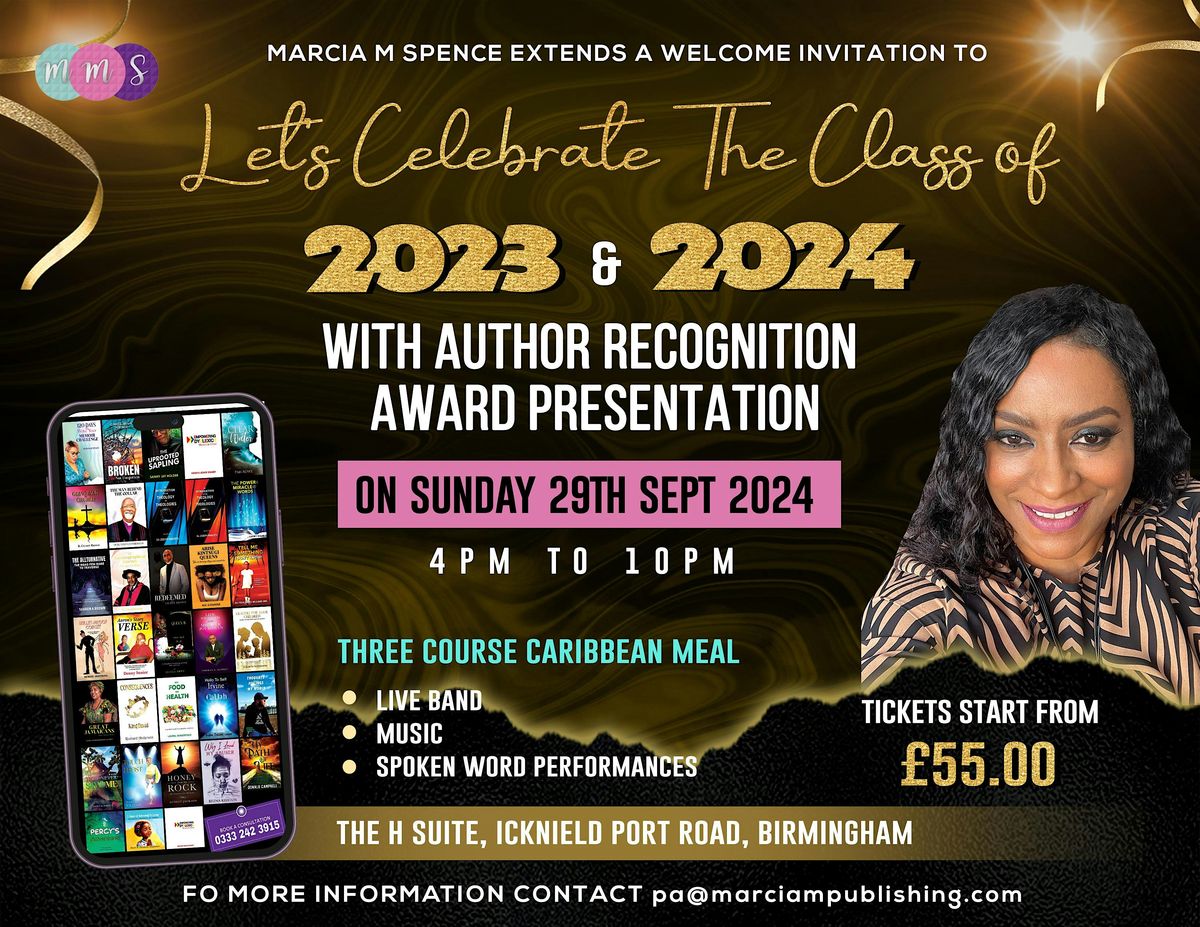 Let's Celebrate The Class of 2023 & 2024 Authors